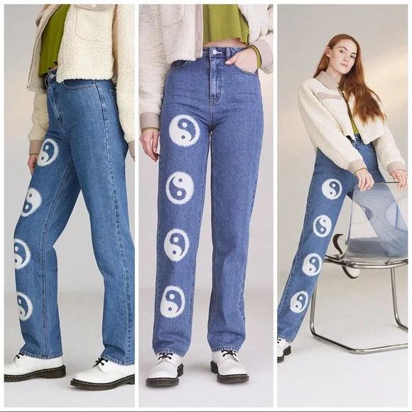 PacSun Eco Yin & Yang Boyfriend Jeans - Picture 1 of 5